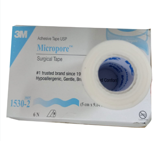 3 M MICROPORE CHIRUR. KLEB.5x9.1