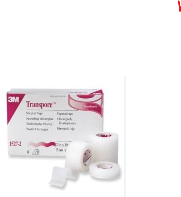 TRANSPORE 5cm x 9.14m 6